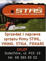 Staś pilarki kosiarki - Sulechów